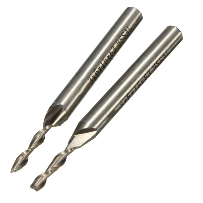 1Pcs HSS & Aluminium End Mill Extra Long 3mm Cutter CNC Drill Bit Extended Three Flutes Milling Cutter 3x6x19x63mm
1Pcs HSS & Aluminium End Mill Extra Long 3mm Cutter CNC Drill Bit Extended Three Flutes Milling Cutter 3x6x19x63mm