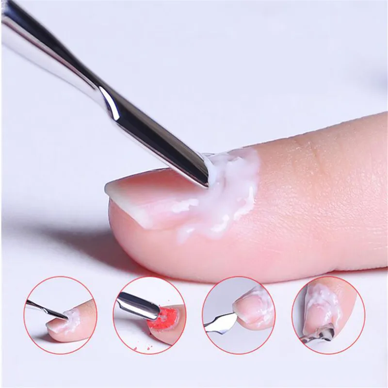 4pcs/Lot Stainless Steel Cuticle Remover Double Sided Finger Dead Skin Push Nail Cuticle Pusher Manicure Nail Care Tool
4pcs/Lot Stainless Steel Cuticle Remover Double Sided Finger Dead Skin Push Nail Cuticle Pusher Manicure Nail Care Tool