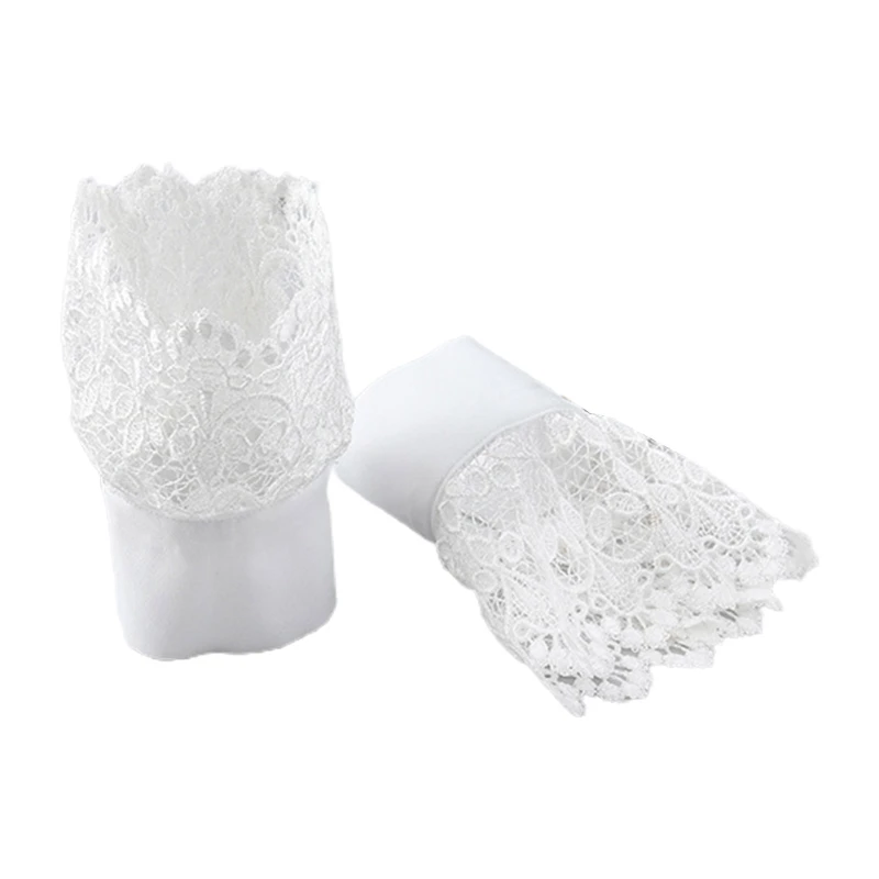 Detachable Shirt Pleated Flare Sleeve False Cuffs Solid Color Pleated Layered Wristband Decorative Women Clothing Accessory
Detachable Shirt Pleated Flare Sleeve False Cuffs Solid Color Pleated Layered Wristband Decorative Women Clothing Accessory
