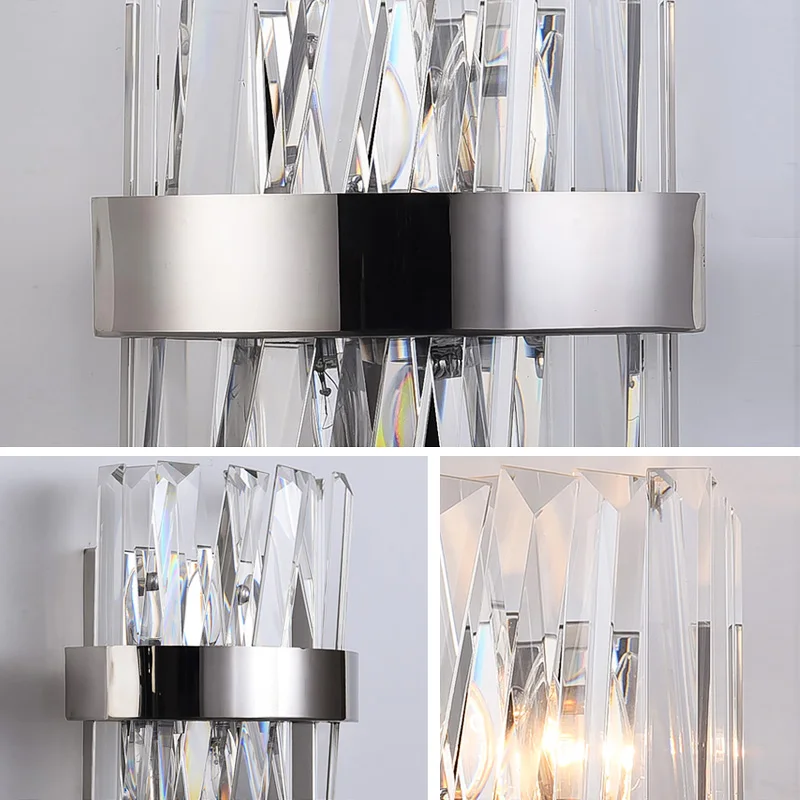 Bedroom Bathroom Corridor Mirror Lights Modern Crystal Wall Lamp Led Sconce Wall Lights Indoor Light Fixtures for Home Decor
Bedroom Bathroom Corridor Mirror Lights Modern Crystal Wall Lamp Led Sconce Wall Lights Indoor Light Fixtures for Home Decor