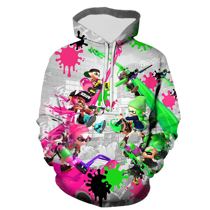 3D Printed Sweatshirts Splatoon Men Women Children Cool Fashion Hoodies Pullover Long Sleeve Streetwear Boy Girl Kids Coat
3D Printed Sweatshirts Splatoon Men Women Children Cool Fashion Hoodies Pullover Long Sleeve Streetwear Boy Girl Kids Coat