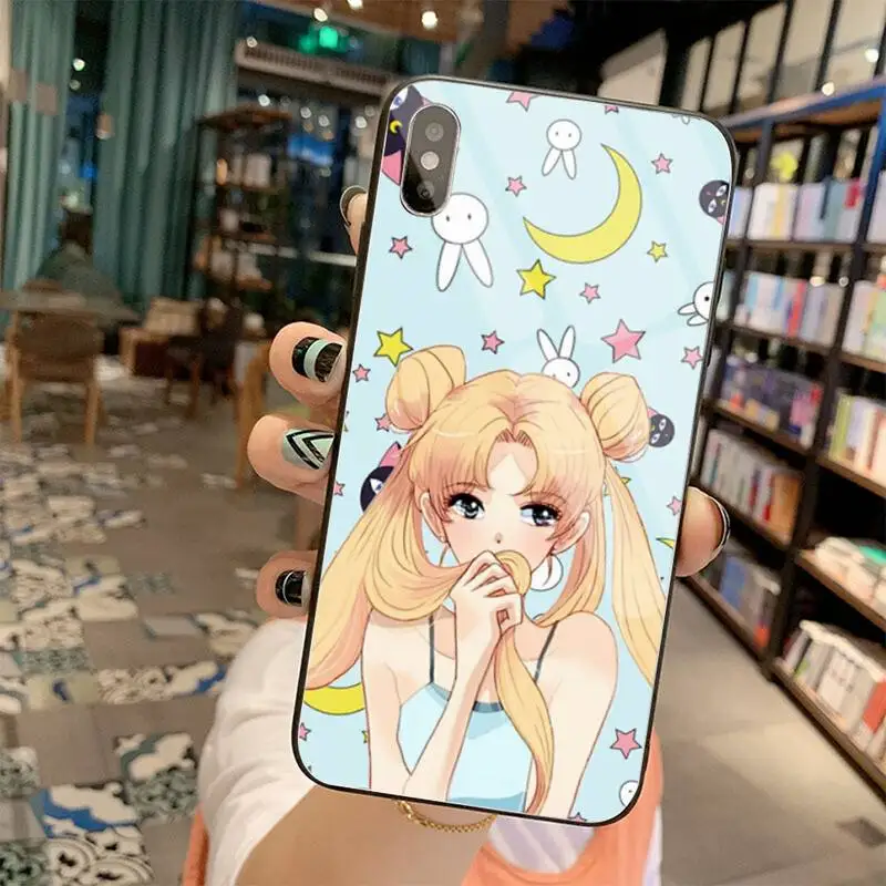 Sailor Moon Hare Bling Cute Phone Case Tempered Glass For iPhone 11 Pro XR XS MAX 8 X 7 6S 6 Plus SE 2020 case 
Sailor Moon Hare Bling Cute Phone Case Tempered Glass For iPhone 11 Pro XR XS MAX 8 X 7 6S 6 Plus SE 2020 case