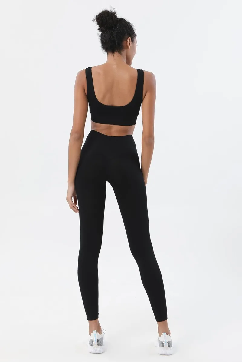 Knitted Seamless Fitness Quick-drying Yoga Set Tracksuit Two Piece Set Bra and Leggings Set Sportswear Yoga Outfits for Women
Knitted Seamless Fitness Quick-drying Yoga Set Tracksuit Two Piece Set Bra and Leggings Set Sportswear Yoga Outfits for Women