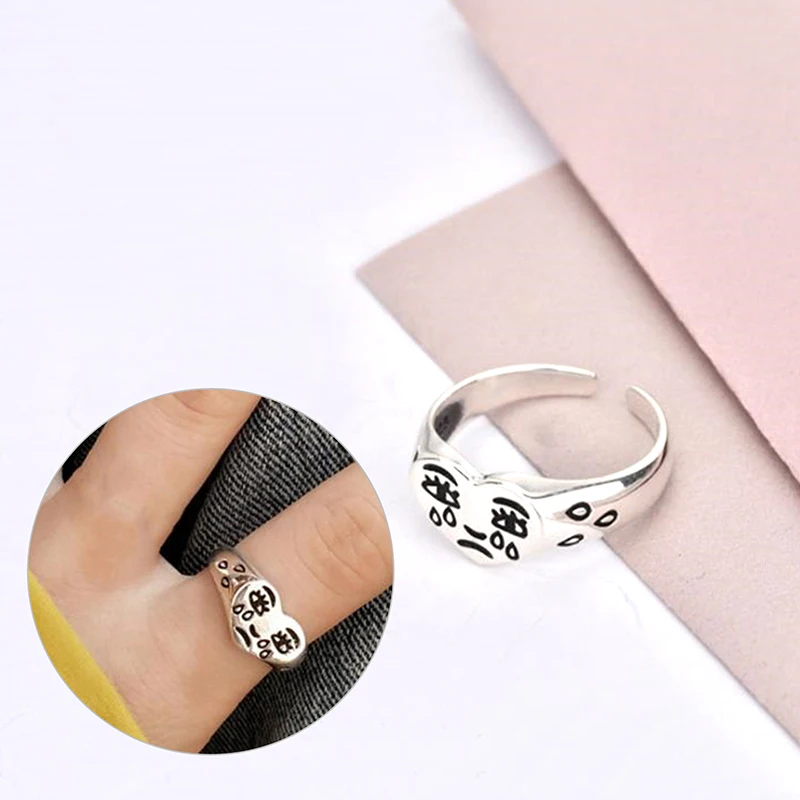 Xiyanike 925 Sterling Silver Creative Huilen Gezicht Tranen Ring Neutrale Retro Mode-sieraden Fabriek Groothandel Gift
Xiyanike 925 Sterling Silver Creative Huilen Gezicht Tranen Ring Neutrale Retro Mode-sieraden Fabriek Groothandel Gift