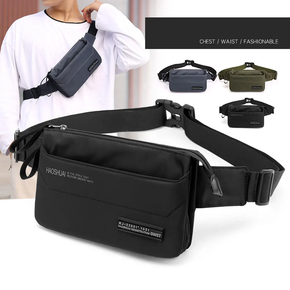 Urban Men's Chest Shoulder Bags Casual Fashion Business Purses Multifunction Outdoor Travel Waist Pack Crossbody Bag for Male
Urban Men's Chest Shoulder Bags Casual Fashion Business Purses Multifunction Outdoor Travel Waist Pack Crossbody Bag for Male