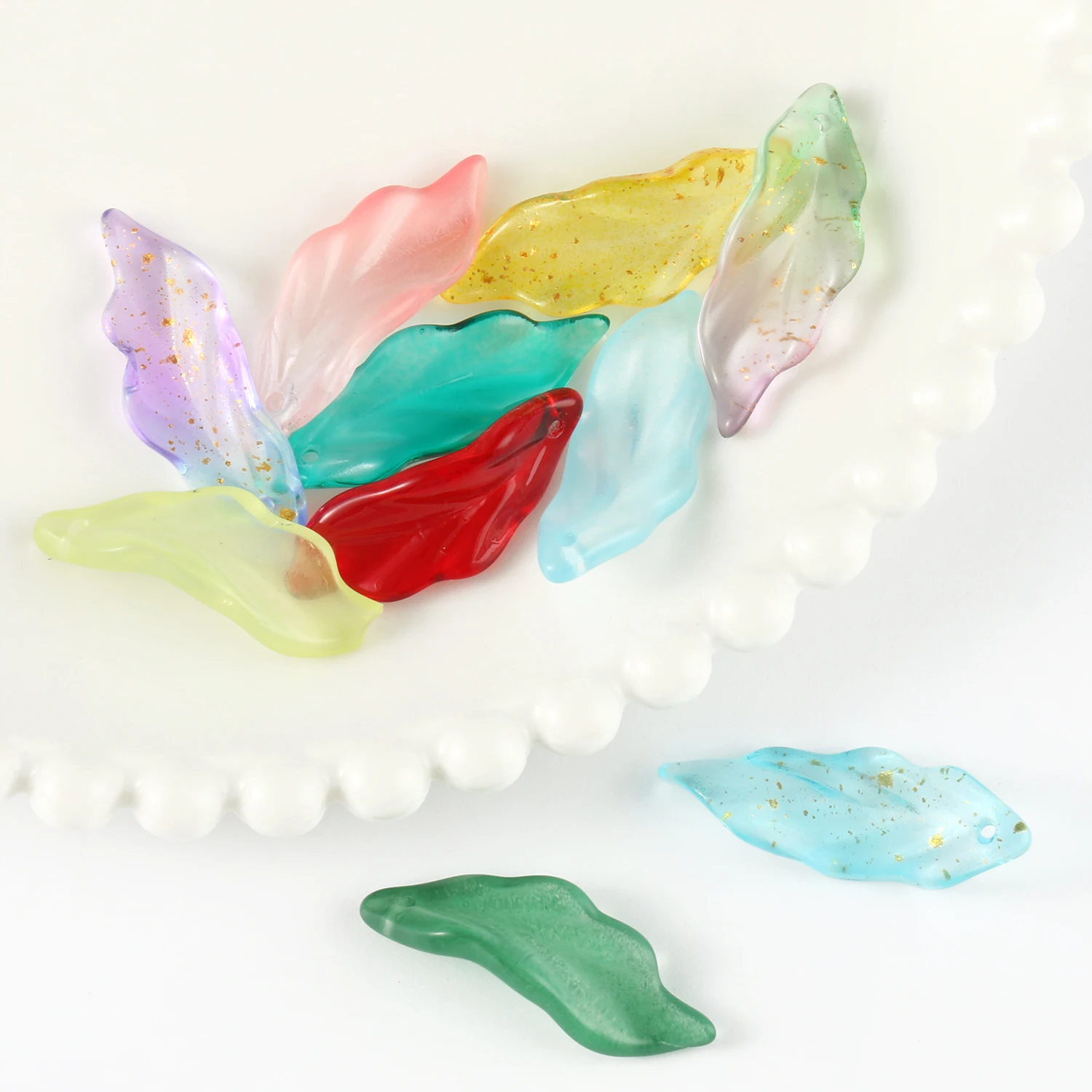 20pcs Gradient Multicolor Leaf Czech Lampwork Beads Fall Leaves Glass Loose Craft Beads for Jewelry Making Handmade Bracelet DIY
20pcs Gradient Multicolor Leaf Czech Lampwork Beads Fall Leaves Glass Loose Craft Beads for Jewelry Making Handmade Bracelet DIY