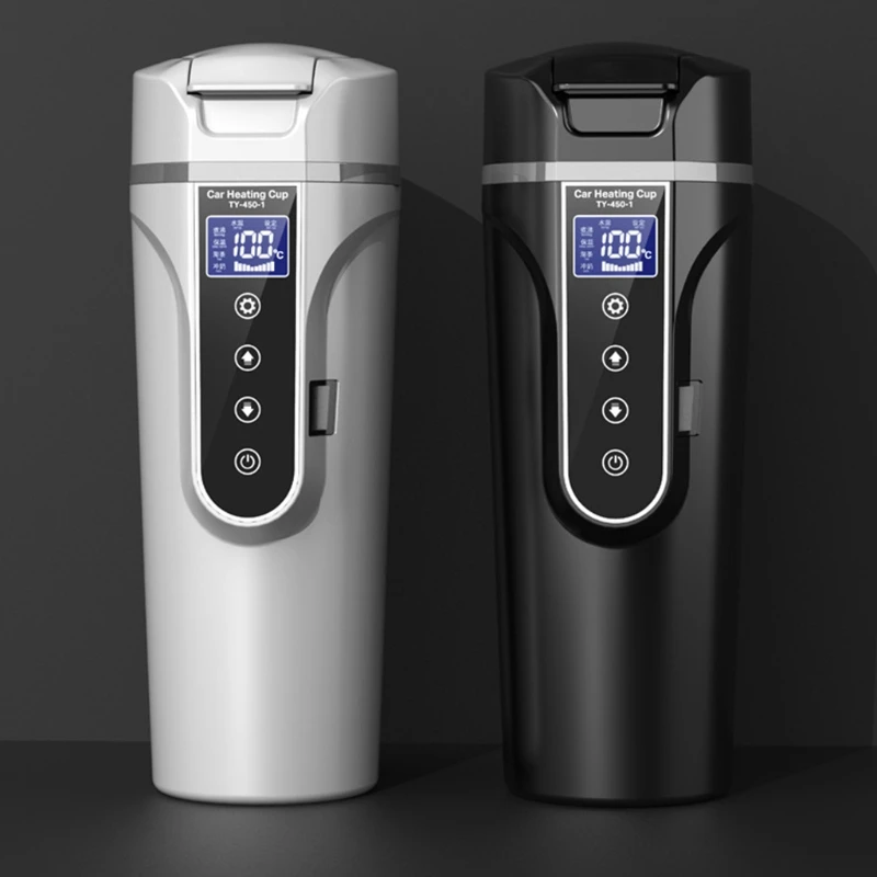 12V 24V Portable Car Heating Cup Stainless Steel Water Warmer Bottle Car Kettle Coffee Mug LCD Display Temperature
12V 24V Portable Car Heating Cup Stainless Steel Water Warmer Bottle Car Kettle Coffee Mug LCD Display Temperature