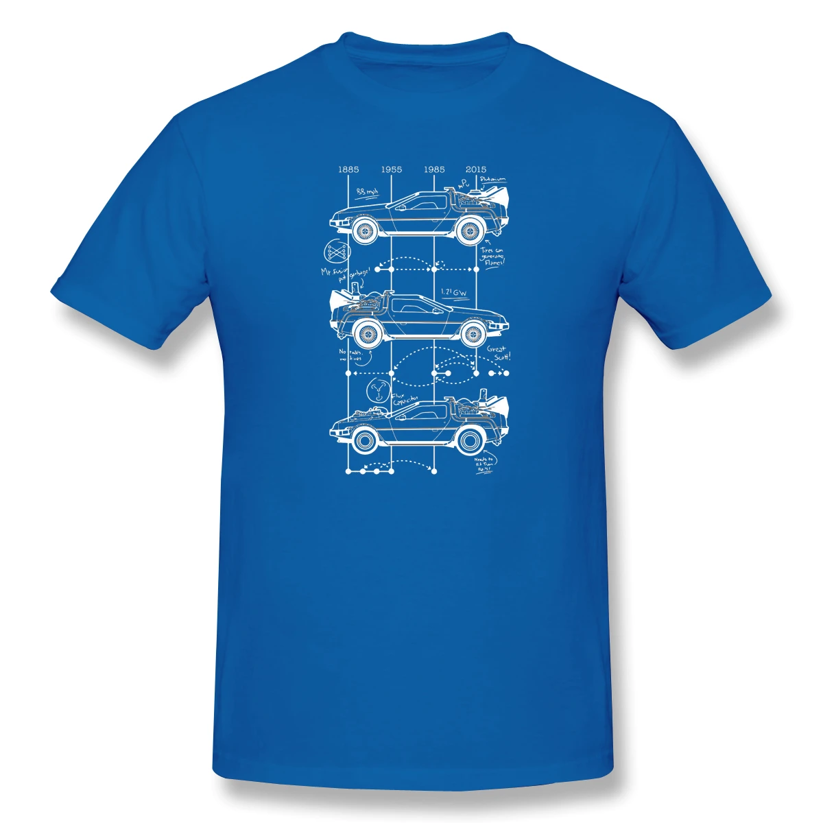 Time Machine Schematics White Print Cotton T-Shirt add For Men Fashion Streetwear
Time Machine Schematics White Print Cotton T-Shirt add For Men Fashion Streetwear