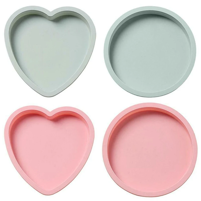 Silicone Layered Cake Mold Round Heart Shape Silicone Bread Pan Toast Bread Mold Cake Tray Mould Non-stick Baking Tools 6 Inch
Silicone Layered Cake Mold Round Heart Shape Silicone Bread Pan Toast Bread Mold Cake Tray Mould Non-stick Baking Tools 6 Inch