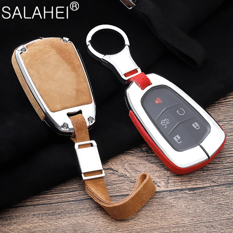 Zinc Alloy Leather Smooth Metal Design Remote Fob Car Key Case Cover Fit For Cadillac ATS-L XTS XT5 CTS CT6 ATS 28T SRX Escalade
Zinc Alloy Leather Smooth Metal Design Remote Fob Car Key Case Cover Fit For Cadillac ATS-L XTS XT5 CTS CT6 ATS 28T SRX Escalade