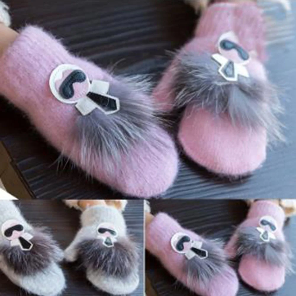 Villain Kids Soft Gloves Lovely Knit Children Rabbit Hair Winter Warm Cartoon 4-8 Years Old
Villain Kids Soft Gloves Lovely Knit Children Rabbit Hair Winter Warm Cartoon 4-8 Years Old