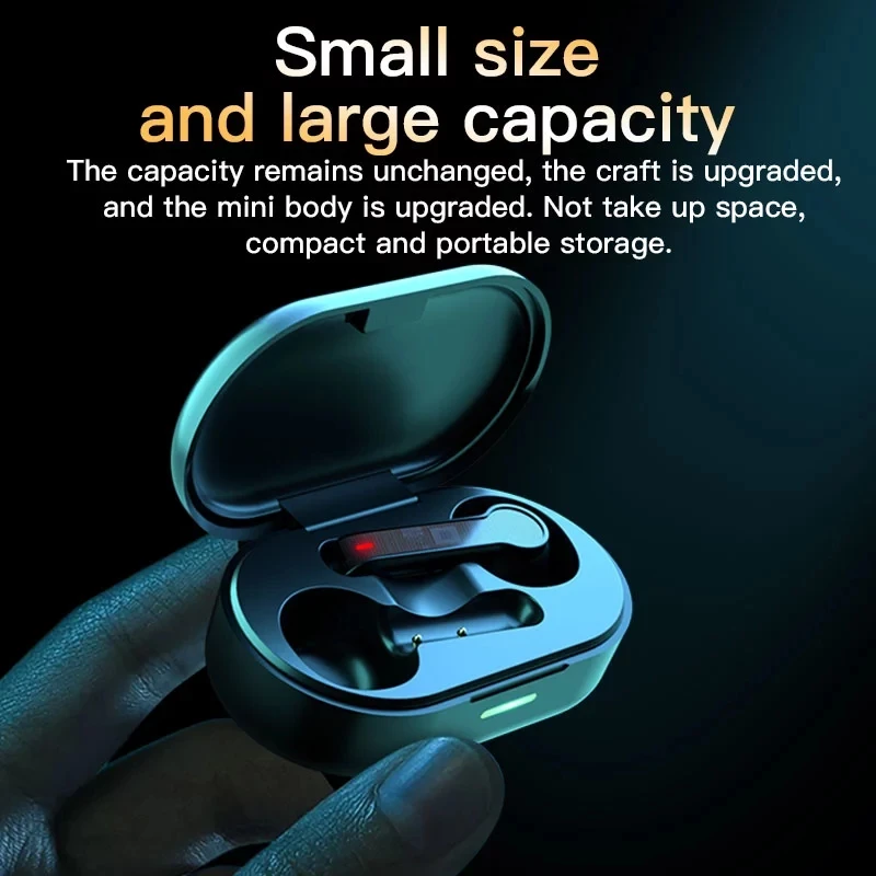 TWS Bluetooth headset Ear hook touch wireless headset HIFI sound headset waterproof with mic, suitable for IOS Android phones
TWS Bluetooth headset Ear hook touch wireless headset HIFI sound headset waterproof with mic, suitable for IOS Android phones