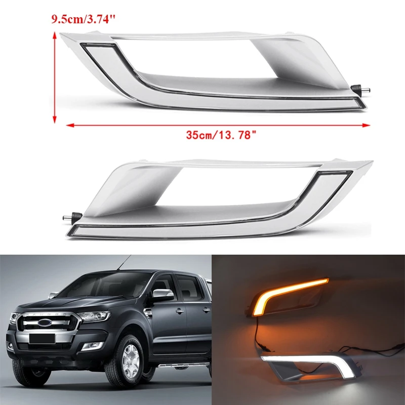 Дневные ходовые огни DRL, противотуманные фары, указатели поворота для Ford Ranger Wildtrak T6 MK2 2016-2018
Дневные ходовые огни DRL, противотуманные фары, указатели поворота для Ford Ranger Wildtrak T6 MK2 2016-2018