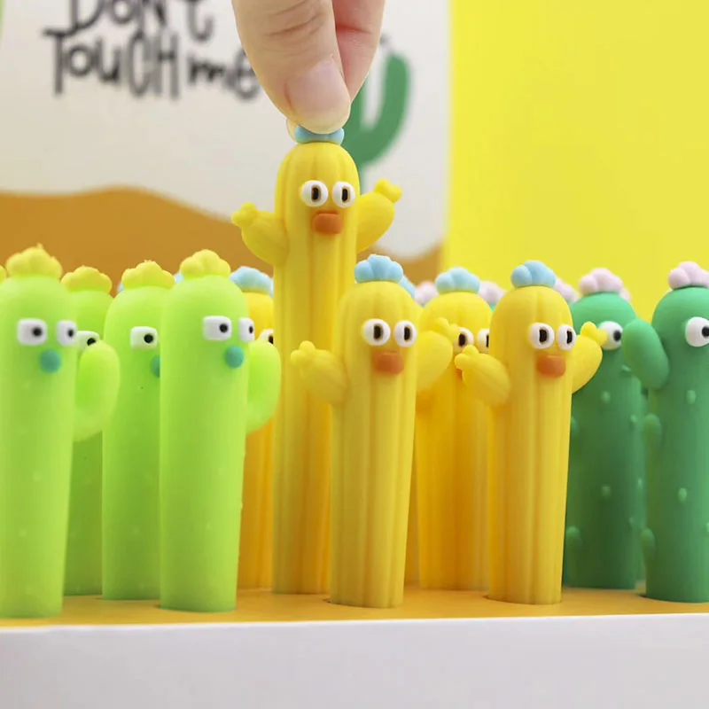 48 pcs/lot Creative Cactus Gel Pen Cute 0.5mm black ink Signature Pens School writing Supplies Promotional Gift
48 pcs/lot Creative Cactus Gel Pen Cute 0.5mm black ink Signature Pens School writing Supplies Promotional Gift