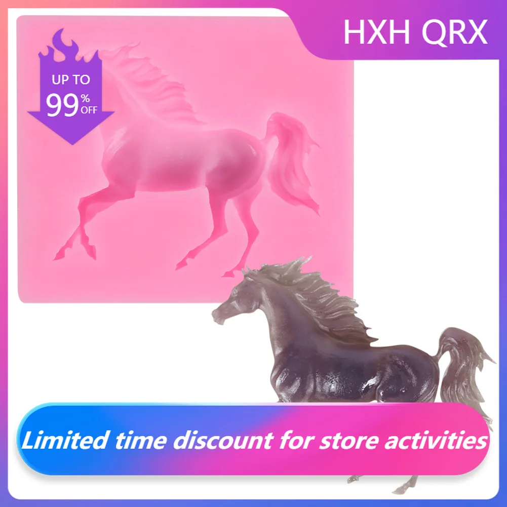 3D Horse Silicone Mold Horse Candy Chocolate Fondant Molds Sugarcraft Cake Decorating Tools silicone molds HXH QRX
3D Horse Silicone Mold Horse Candy Chocolate Fondant Molds Sugarcraft Cake Decorating Tools silicone molds HXH QRX