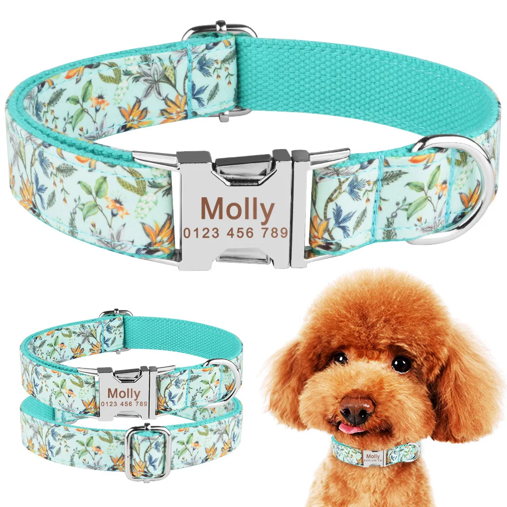 Adjustable Nylon Collars Personalized Dogs Collar Unisex Custom Engraved Name ID Tag Dogs Collar Puppy Medium Large Dog Collars
Adjustable Nylon Collars Personalized Dogs Collar Unisex Custom Engraved Name ID Tag Dogs Collar Puppy Medium Large Dog Collars