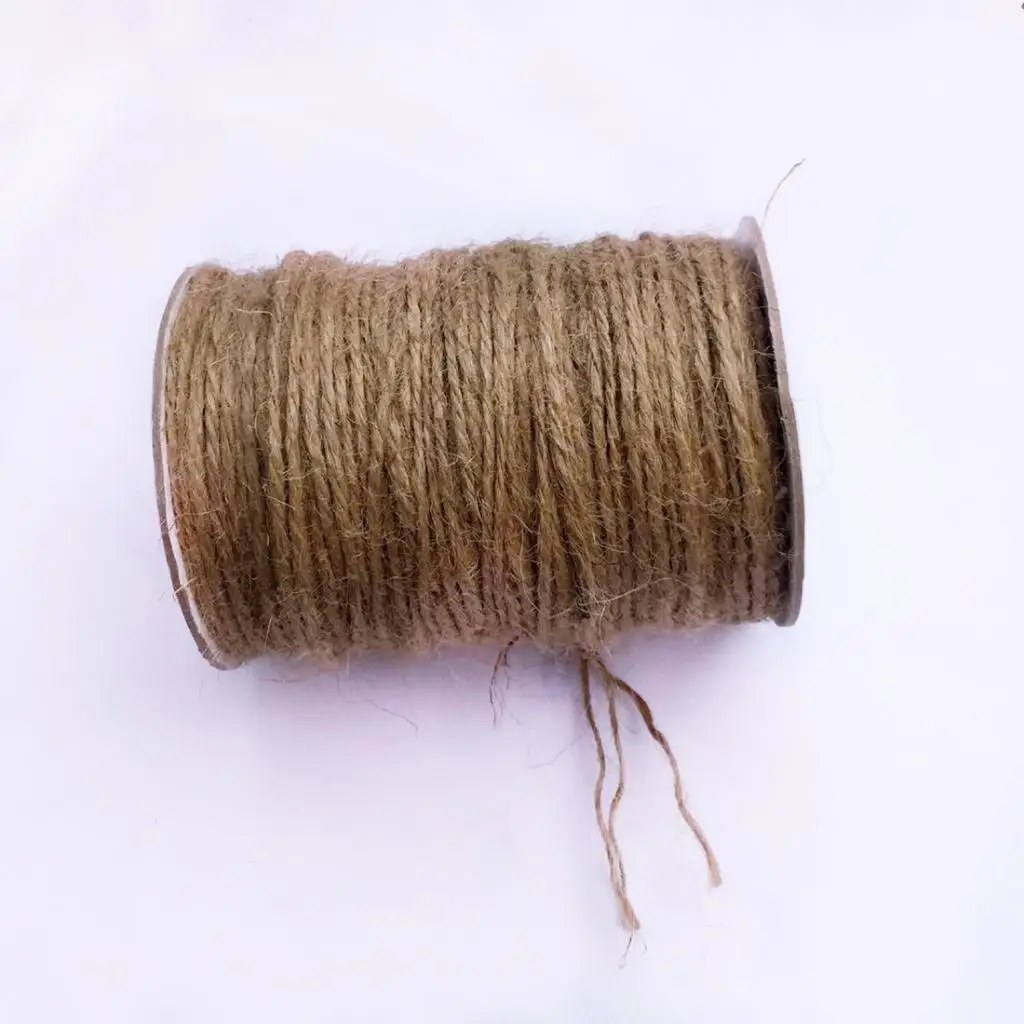 80m 2mm Natural Brown Jute Rope Twine String Cord Shank Craft String Making
80m 2mm Natural Brown Jute Rope Twine String Cord Shank Craft String Making
