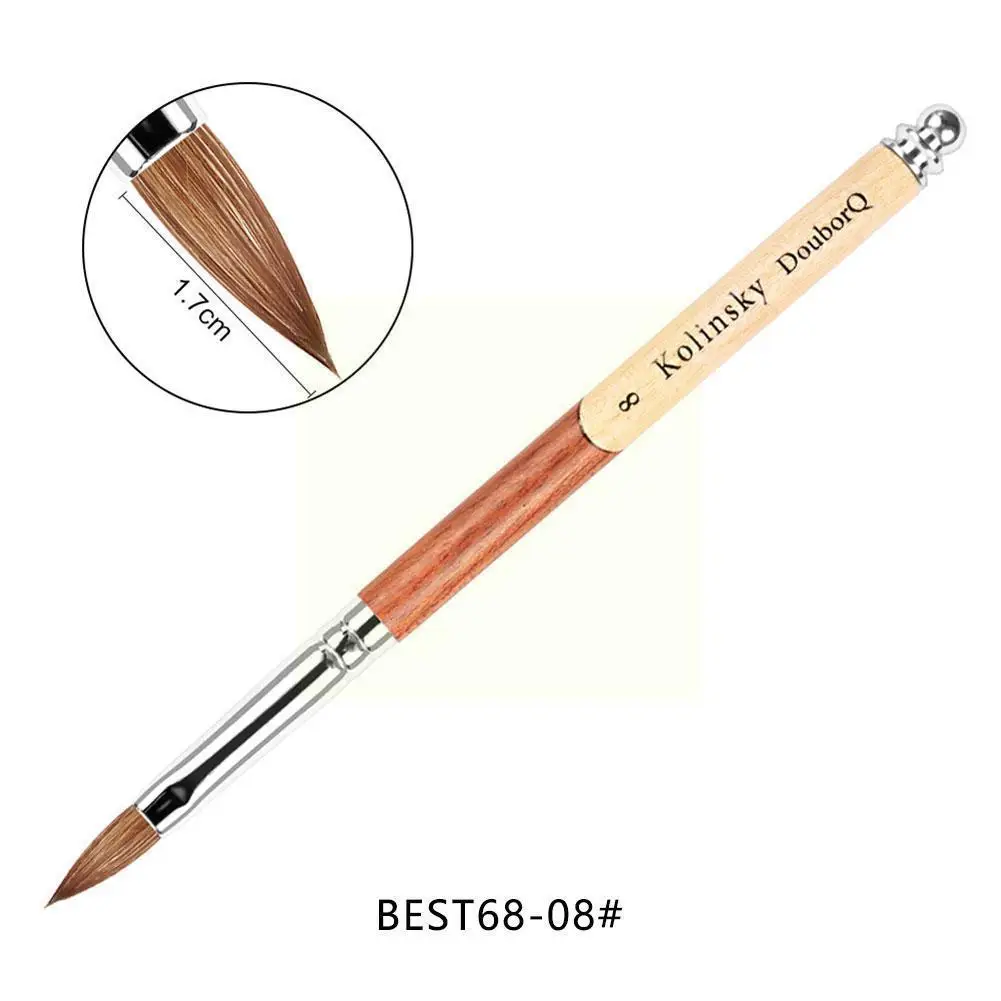 Flat Round Nail Art Gel Brush Gel Builder Manicure Nail Carved Pen Crystal Brush With Two Stitching Wooden Handle Color Bru E7Z9
Flat Round Nail Art Gel Brush Gel Builder Manicure Nail Carved Pen Crystal Brush With Two Stitching Wooden Handle Color Bru E7Z9
