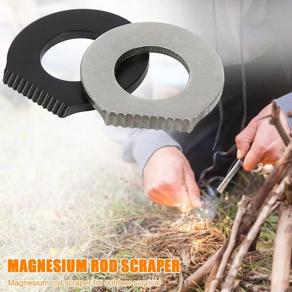 1PC Stainless Steel Outdoor Survival Camping Scraper Flint Bottle Opener Tools durable Black and Silver Fire Starter Lighter
1PC Stainless Steel Outdoor Survival Camping Scraper Flint Bottle Opener Tools durable Black and Silver Fire Starter Lighter
