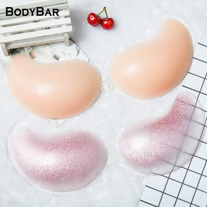 Sexy Strapless Lady Bras Push Up Invisible Inserts Cover Nipple Backless Chest Sticker Woman Self Adhesive Silicone Enhancer Cup
Sexy Strapless Lady Bras Push Up Invisible Inserts Cover Nipple Backless Chest Sticker Woman Self Adhesive Silicone Enhancer Cup