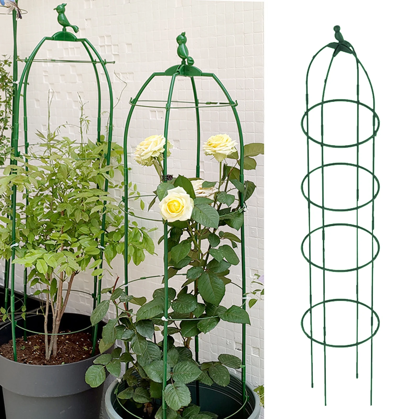 1PC Garden Plant Pot Obelisks Plastic Flower Stand Plant Support Climbing Frame Garden Decor Plant Bracket Garden Trellis
1PC Garden Plant Pot Obelisks Plastic Flower Stand Plant Support Climbing Frame Garden Decor Plant Bracket Garden Trellis