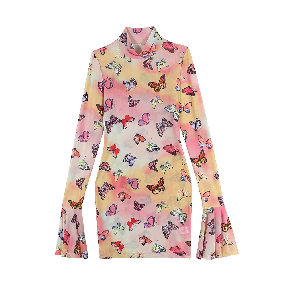 Sexy Black Mesh Butterfly Cartoon Print Night Club Dress O Neck High Waist Long Sleeve Spring Women Dresses Vestidos Fashion
Sexy Black Mesh Butterfly Cartoon Print Night Club Dress O Neck High Waist Long Sleeve Spring Women Dresses Vestidos Fashion