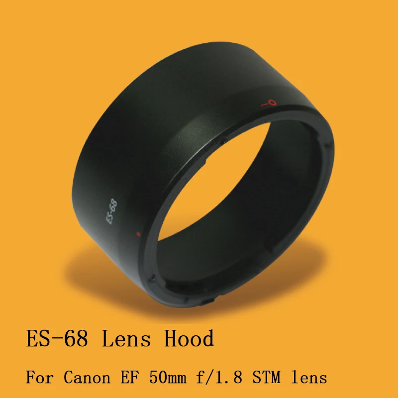 

New ES68 ES-68 Camera Lens Hood for Canon EOS EF 50mm f/1.8 STM Free Shipping 49mm Lens Protector Hot Sale