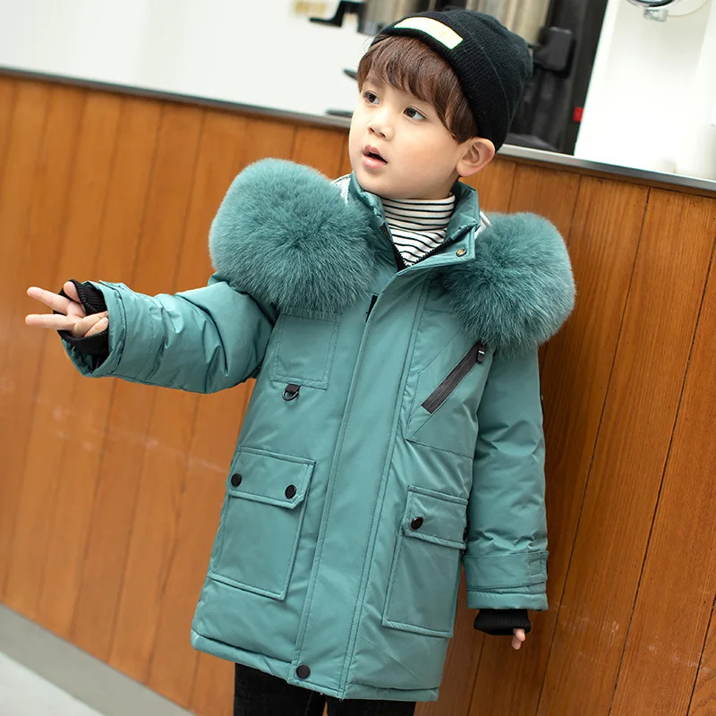 Children Winter New Down Jacket Boy Clothes Thick Warm Hooded Coat Kids Parka Real Fur Teen Clothing Outerwear Snowsuit 2-12 Yrs
Children Winter New Down Jacket Boy Clothes Thick Warm Hooded Coat Kids Parka Real Fur Teen Clothing Outerwear Snowsuit 2-12 Yrs