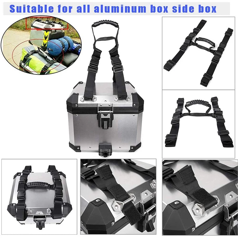 1set Motorcycle Alloy Side Box Handle Rope Portable Top Strap Carry Handle Rope Carry Handle For Adventure Bike Box
1set Motorcycle Alloy Side Box Handle Rope Portable Top Strap Carry Handle Rope Carry Handle For Adventure Bike Box