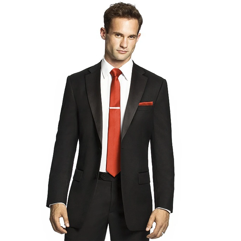 Tailor Mens Suit Black Men Suits With Black Satin Notch Lapel Tailored Groom Wedding Tuxedos For Men Tailor Made Suits Wedding
Tailor Mens Suit Black Men Suits With Black Satin Notch Lapel Tailored Groom Wedding Tuxedos For Men Tailor Made Suits Wedding