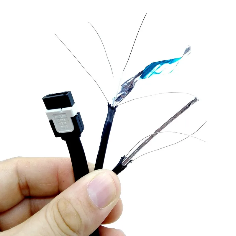 Быстрая доставка 2 шт. SATA 3 0 III SATA3 6 ГБ/сек. SSD жесткий диск данных прямой/правый угол