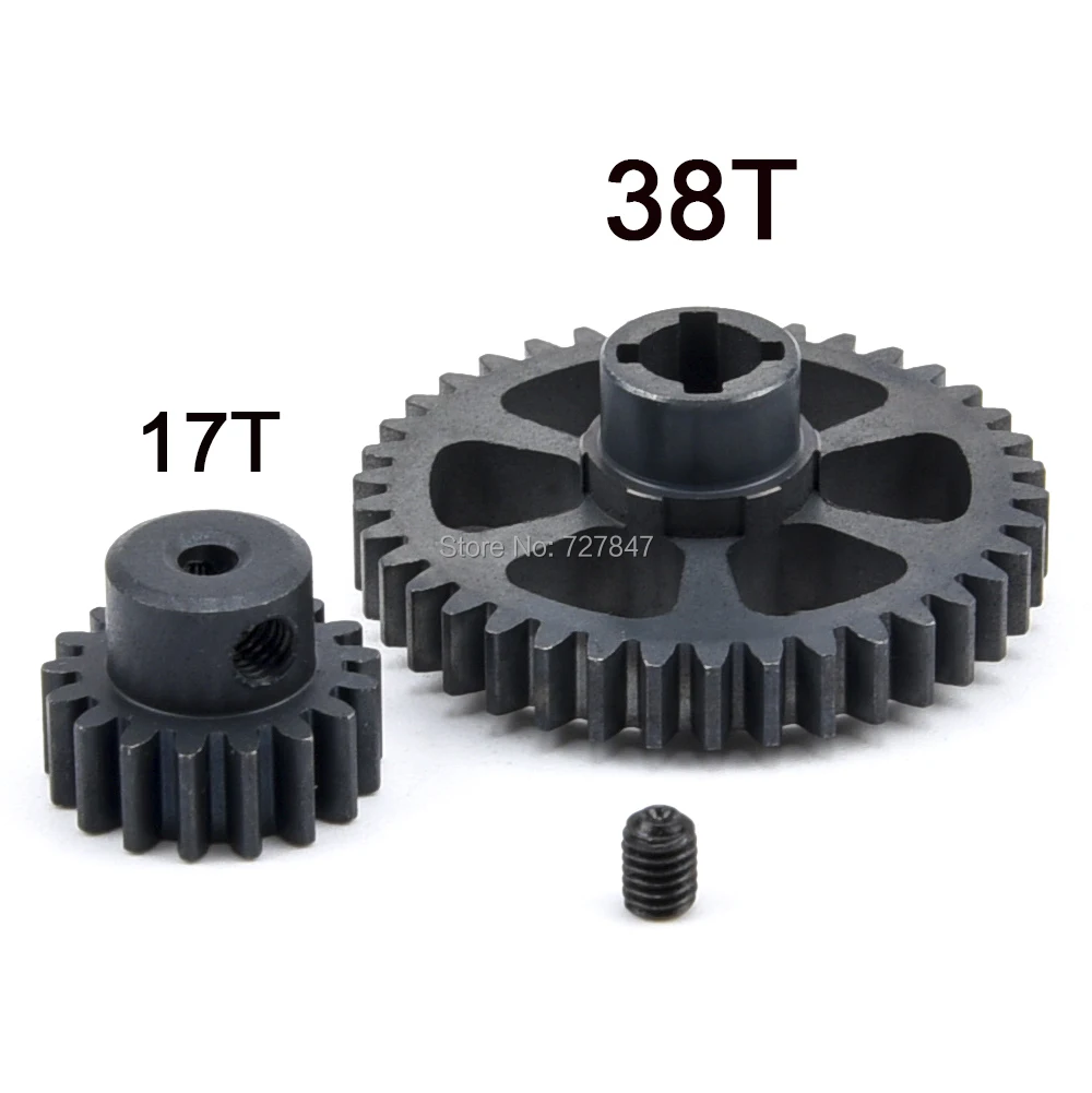 Запасные части для шестерни двигателя WLtoys RC 1/18 A959 A949 A969 A979 K929 38T стальная Металл Diff