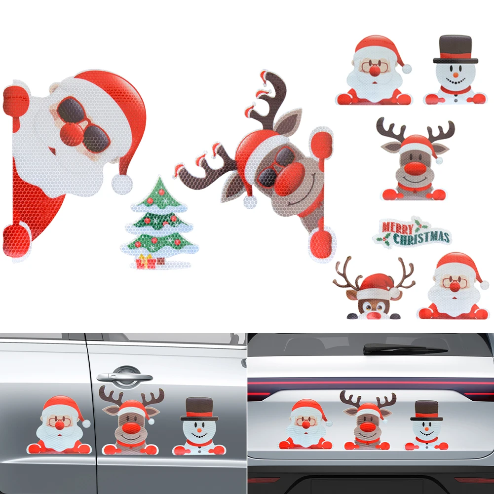 Christmas Decoration Car Stickers Magnetic Decal Refrigerator Magnet Santa Claus Snowman Xmas Tree Reflective Decoration Sticker
Christmas Decoration Car Stickers Magnetic Decal Refrigerator Magnet Santa Claus Snowman Xmas Tree Reflective Decoration Sticker