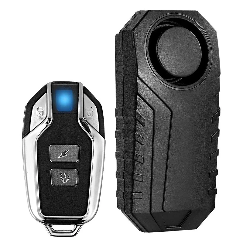 113Db Super Loud Wireless Motorcycle Bicycle Alarm Security Anti-Theft Alarm with Remote Control Waterproof Black
113Db Super Loud Wireless Motorcycle Bicycle Alarm Security Anti-Theft Alarm with Remote Control Waterproof Black