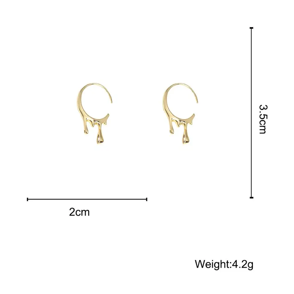 FLASHBUY New Design Irregular Copper Hoop Earrings For Women 2020 Geometric Metal Water Drop Earrings Minimalist Jewelry
FLASHBUY New Design Irregular Copper Hoop Earrings For Women 2020 Geometric Metal Water Drop Earrings Minimalist Jewelry
