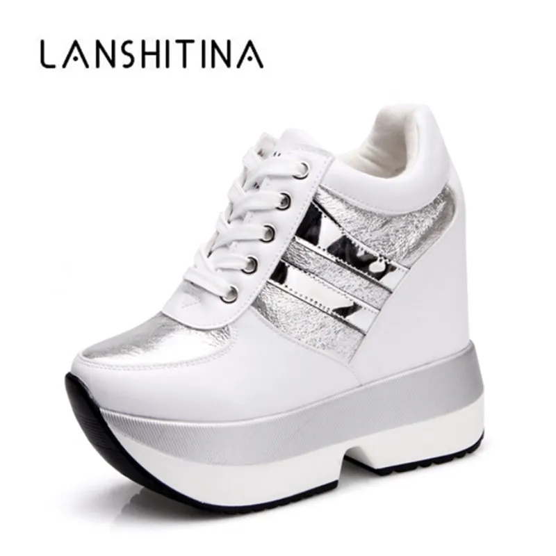 2020 Autumn Women High Platform Shoes Height Increasing Casual Shoes 12 CM Thick Sole Trainers Breathable Shoes Women Sneakers
2020 Autumn Women High Platform Shoes Height Increasing Casual Shoes 12 CM Thick Sole Trainers Breathable Shoes Women Sneakers