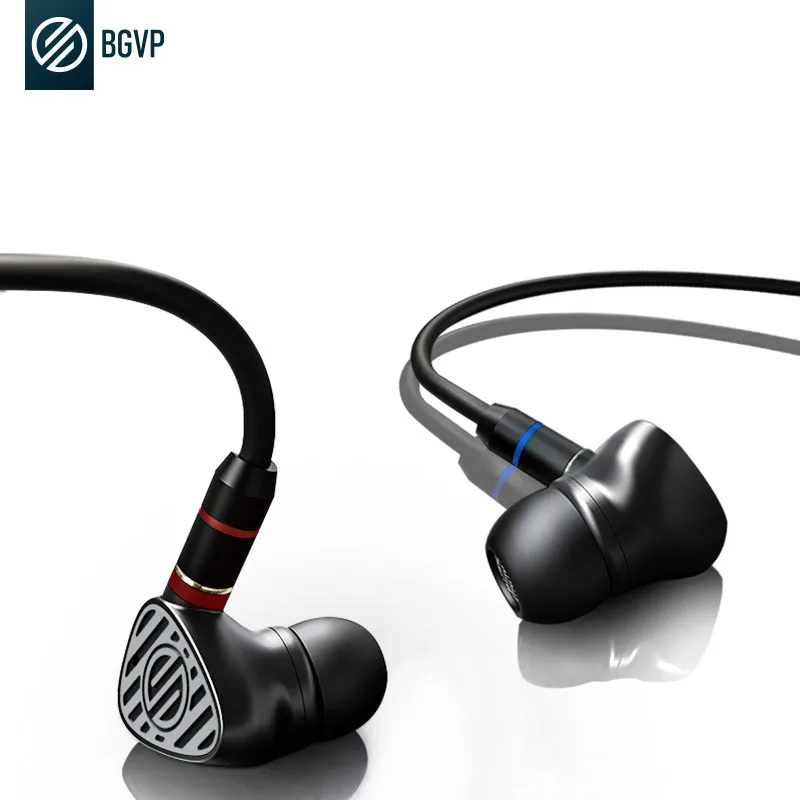 BGVP DN3 1DD + 1BA гибридные наушники в ухо с тяжелыми басами гарнитура HIFI музыка DJ