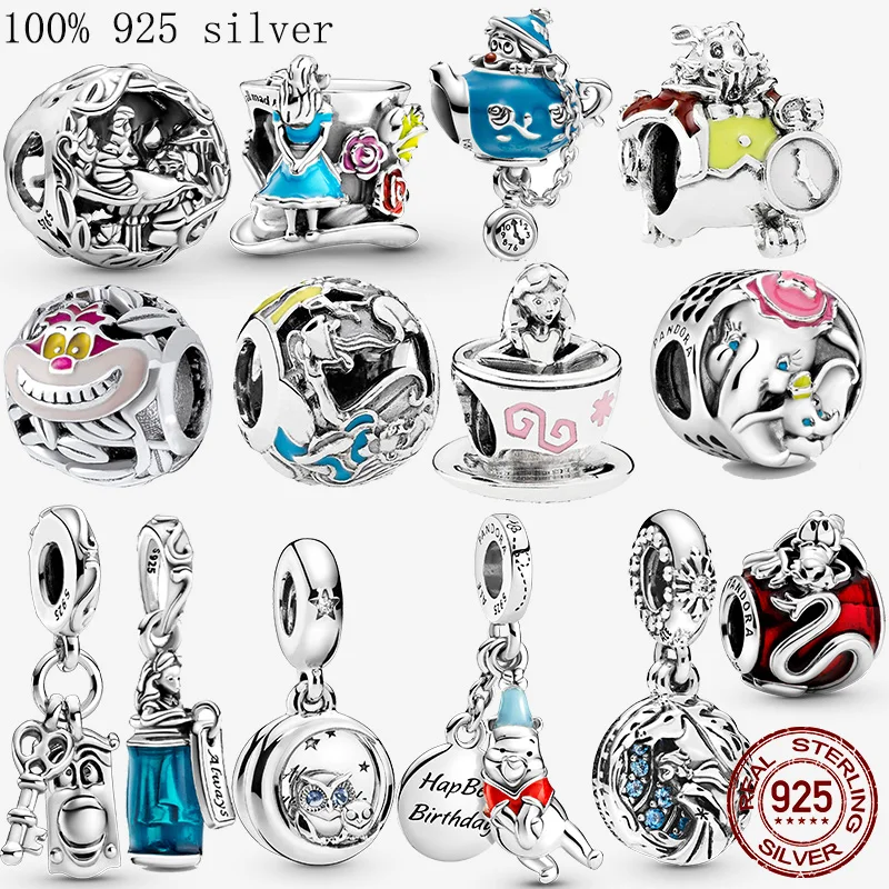 sterling silver 925 bead charm Alice in Wonderland Cheshire Fit original Pandora Charms Bracelet Diy Jewelry for women pendant
sterling silver 925 bead charm Alice in Wonderland Cheshire Fit original Pandora Charms Bracelet Diy Jewelry for women pendant