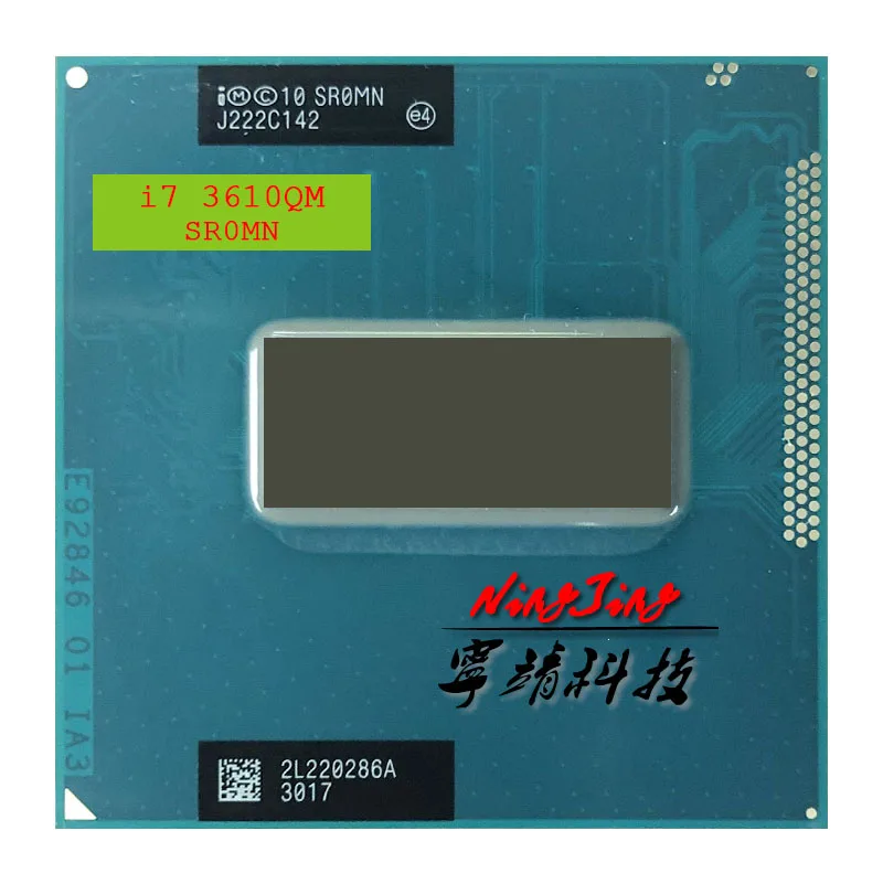 Процессор Intel Core i7 3610QM SR0MN 2 3 ГГц четырехъядерный восьмипоточный 6 Мб 45 Вт Разъем G2 /