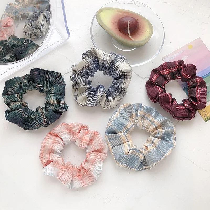 Women Vintage Plaid Elastic Hair Bands For Girls Hair Scrunchie Hair Rubber Ropes Ties Ponytail Holder Headwear Hair Accessories
Women Vintage Plaid Elastic Hair Bands For Girls Hair Scrunchie Hair Rubber Ropes Ties Ponytail Holder Headwear Hair Accessories