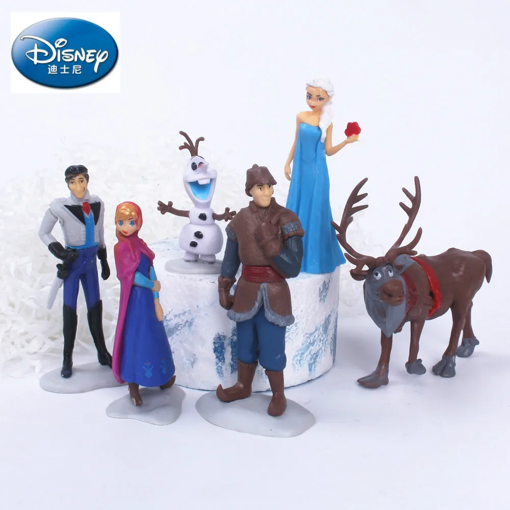 Original Disney Frozen 6 Piece Set Children's Dolls Decoration Ornament Doll Accessories Anime Figure Toys for Children
Original Disney Frozen 6 Piece Set Children's Dolls Decoration Ornament Doll Accessories Anime Figure Toys for Children