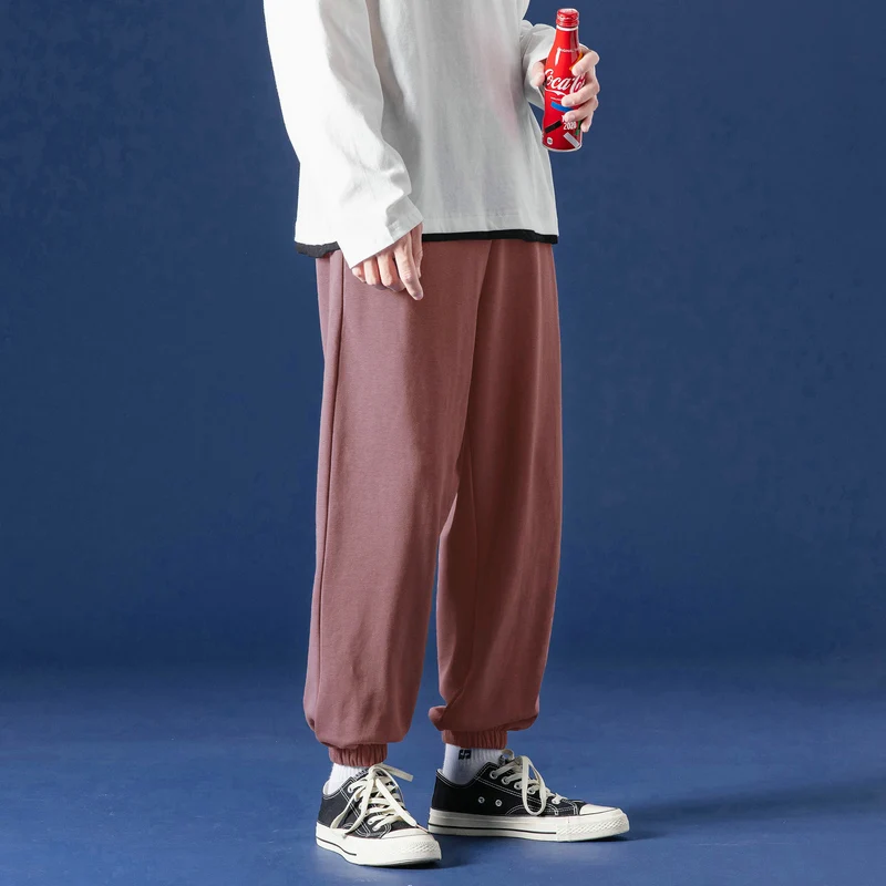 Sweatpants Men's Fashion Solid Color Casual Joggers Pants Men Streetwear Track Pants Wild Loose Hip Hop Trousers Mens M-3XL
Sweatpants Men's Fashion Solid Color Casual Joggers Pants Men Streetwear Track Pants Wild Loose Hip Hop Trousers Mens M-3XL