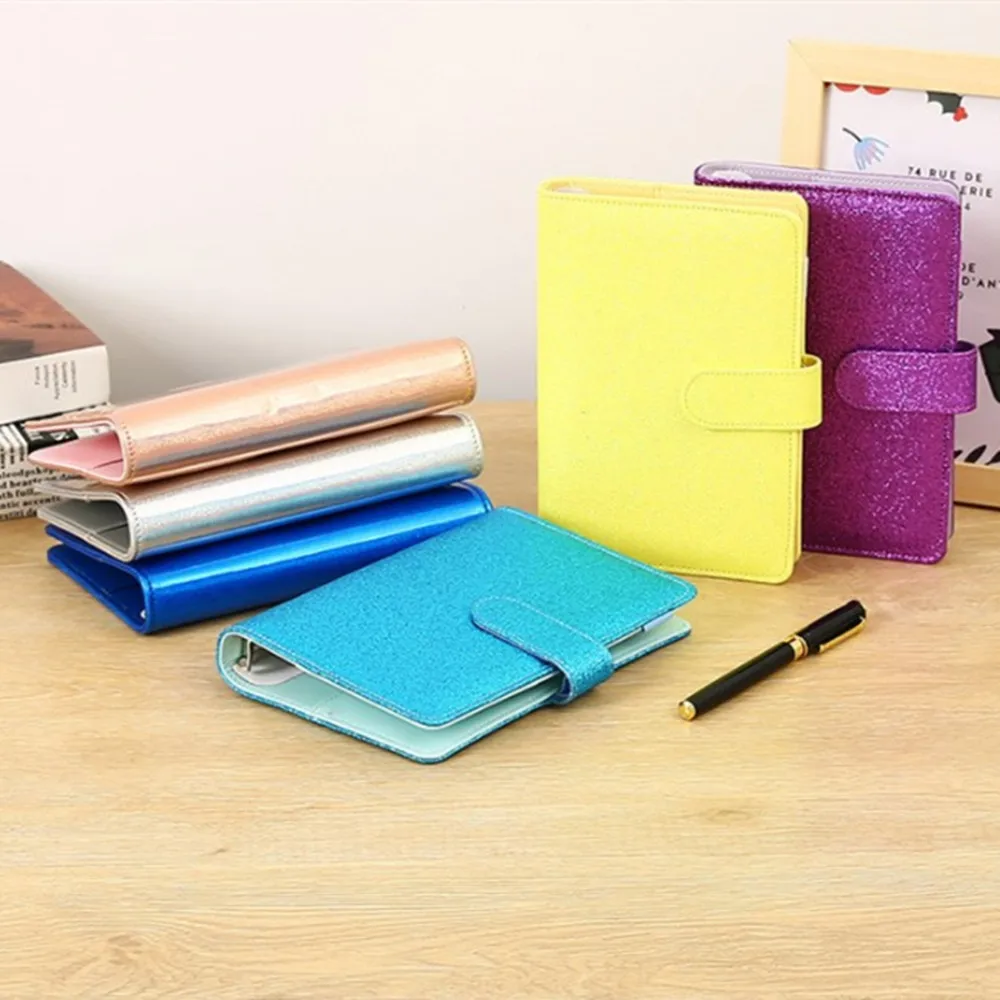2021 New A6 Pu Laser Macaron Hardback Notebook Loose Leaf Clip-on Notebook For Cash Budget Notes Diary Journal Supplies
2021 New A6 Pu Laser Macaron Hardback Notebook Loose Leaf Clip-on Notebook For Cash Budget Notes Diary Journal Supplies