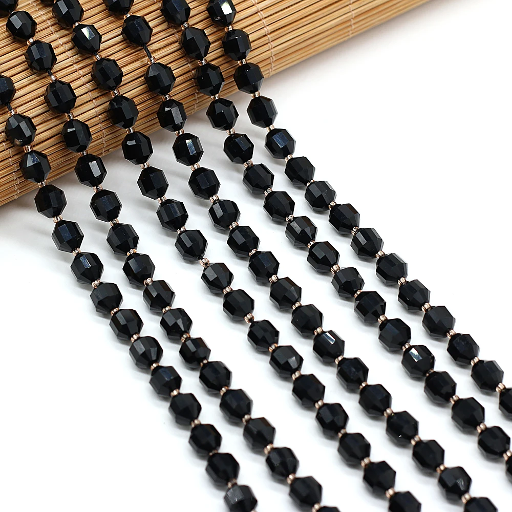 Natural Semi-precious Stone Black Agate Round Faceted Bead Making DIY Ladies Necklace Bracelet Exquisite Jewelry Gift 8mm
Natural Semi-precious Stone Black Agate Round Faceted Bead Making DIY Ladies Necklace Bracelet Exquisite Jewelry Gift 8mm