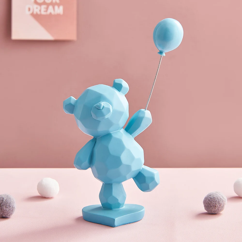 Abstract Balloon Bear Figurines for Interior Modern Home Decor Geometric Resin Bear Statue Desktop Christmas Decoration Gift
Abstract Balloon Bear Figurines for Interior Modern Home Decor Geometric Resin Bear Statue Desktop Christmas Decoration Gift
