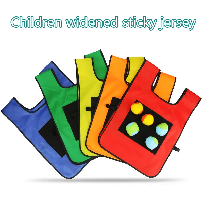 Vest Sticky Jersey Vest Game Waistcoat With Sticky Ball Throwing Toy Sports Outdoor Fun Sports Toys For Children
Vest Sticky Jersey Vest Game Waistcoat With Sticky Ball Throwing Toy Sports Outdoor Fun Sports Toys For Children
