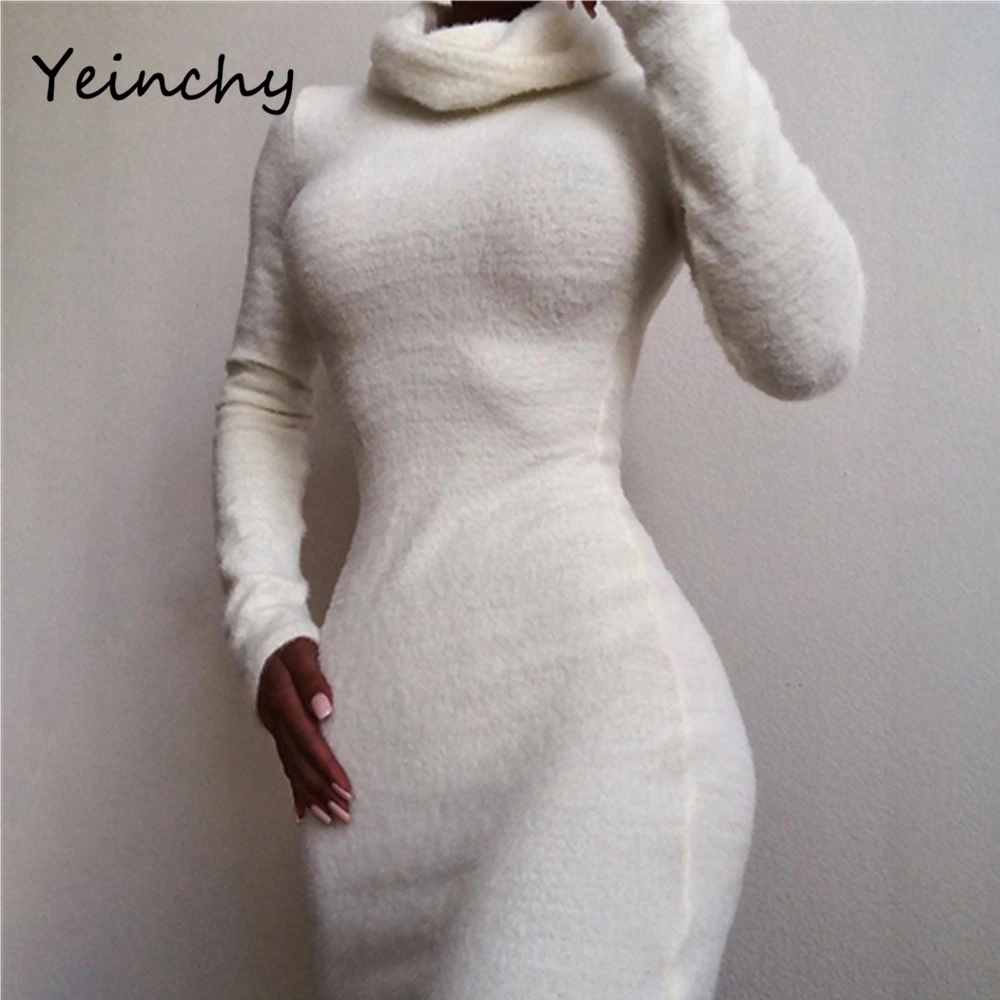 Yeinchy women high Neck stretch long sleeve ladies bodycon velvet autumn winter outfit Dresses FM6203
Yeinchy women high Neck stretch long sleeve ladies bodycon velvet autumn winter outfit Dresses FM6203