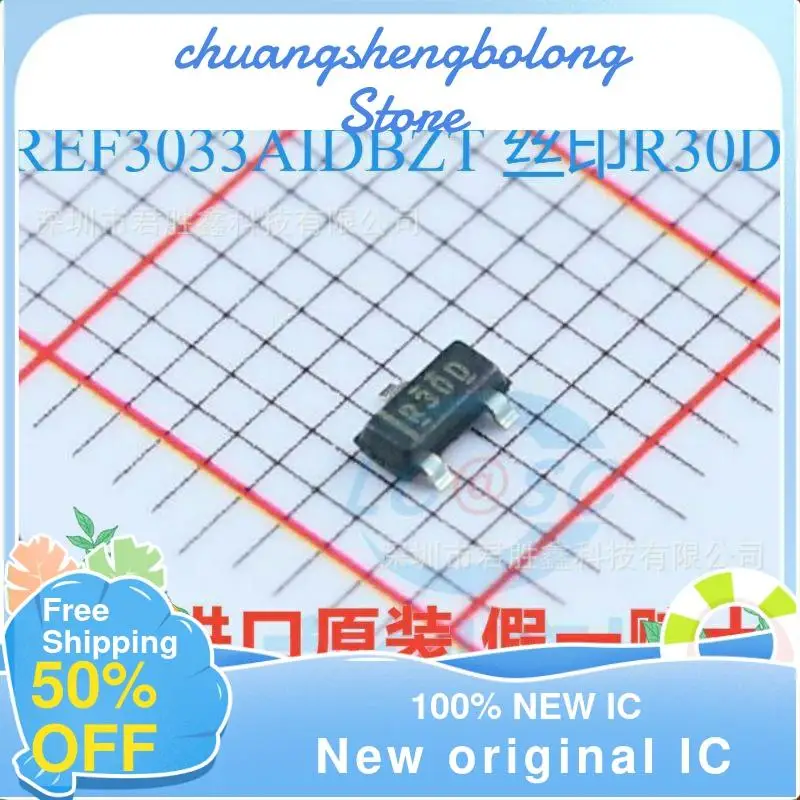 10-200 шт., REF3033AIDBZR, REF3033AIDBZT, SOT23-3 R30D, новая оригинальная интегральная схема
10-200 шт., REF3033AIDBZR, REF3033AIDBZT, SOT23-3 R30D, новая оригинальная интегральная схема