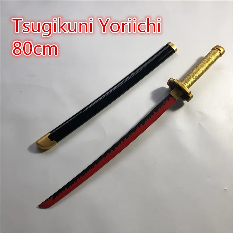 80cm Anime Demon Slayer Sword Weapon Tsugikuni Yoriichi Sowrd Kimetsu no Yaiba Cosplay Ninja Knife 1:1 Wood Sword
80cm Anime Demon Slayer Sword Weapon Tsugikuni Yoriichi Sowrd Kimetsu no Yaiba Cosplay Ninja Knife 1:1 Wood Sword