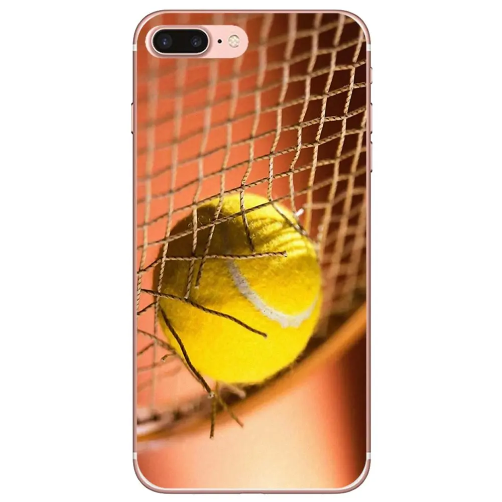 Мягкий чехол для телефона с рисунком теннисных мячей iPhone 10 11 12 13 Mini Pro 4S SE 5C 6 6S 7 8 X XR